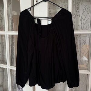 AvaViv Tie-back Black Swing Top XXL